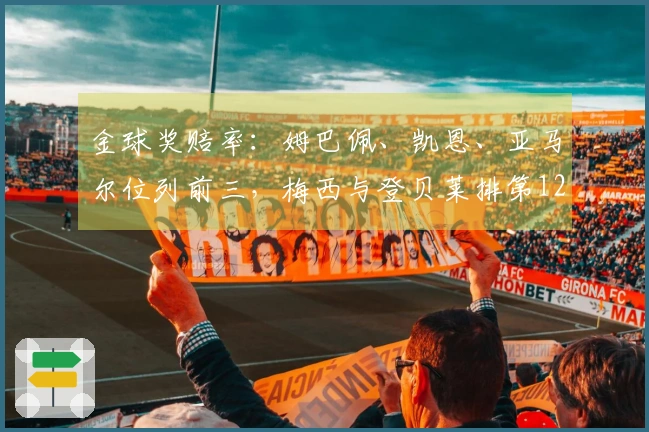 金球奖赔率：姆巴佩、凯恩、亚马尔位列前三，梅西与登贝莱排第12，C罗和萨卡第14